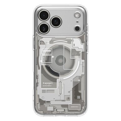 iPhone 17 Pro Spigen Ultra Hybrid MagSafe dėklas Zero One – titano spalvos 1