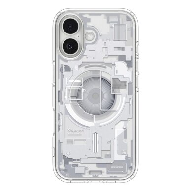 iPhone 17 Zero One dėklas Spigen Ultra Hybrid su MagSafe – baltas 1
