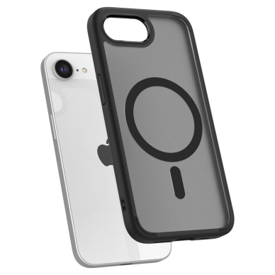 Spigen Ultra Hybrid MagSafe Dėklas skirtas iPhone SE 4 (2025) - Juodas, Translucent