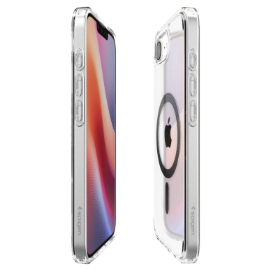 Spigen Ultra Hybrid MagSafe Dėklas skirtas iPhone SE 4 (2025) Anglies pluošto - Permatomas 8