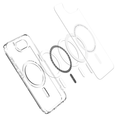 Spigen Ultra Hybrid MagSafe Dėklas skirtas iPhone SE 4 (2025) - Permatomas 7