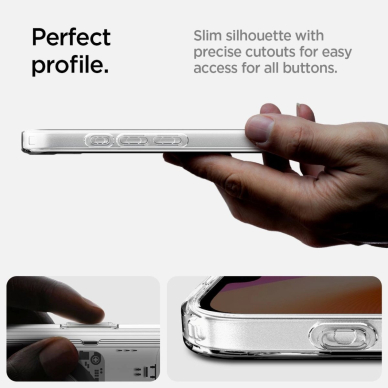 Spigen Ultra Hybrid MagSafe Dėklas skirtas iPhone SE 4 (2025) Neo One - Permatomas 12