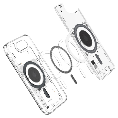 Spigen Ultra Hybrid MagSafe Dėklas skirtas iPhone SE 4 (2025) Neo One - Permatomas 4