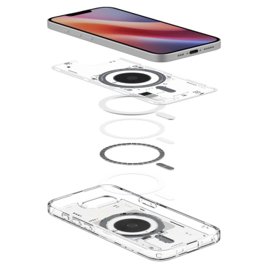 Spigen Ultra Hybrid MagSafe Dėklas skirtas iPhone SE 4 (2025) Neo One - Permatomas 5