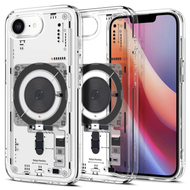 Spigen Ultra Hybrid MagSafe Dėklas skirtas iPhone SE 4 (2025) Neo One - Permatomas 8