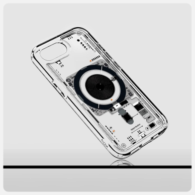 Spigen Ultra Hybrid MagSafe Dėklas skirtas iPhone SE 4 (2025) Neo One - Permatomas 9