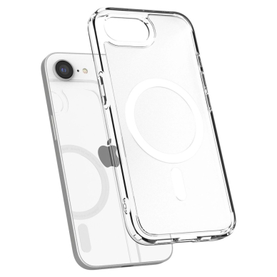 Spigen Ultra Hybrid MagSafe Dėklas skirtas iPhone SE 4 (2025) - Baltas, Translucent