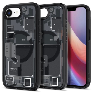 Spigen Ultra Hybrid MagSafe Dėklas skirtas iPhone SE 4 (2025) Zero One - Juodas 2