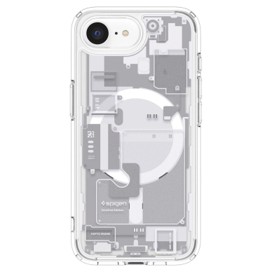 Spigen Ultra Hybrid MagSafe Dėklas skirtas iPhone SE 4 (2025) Zero One - Baltas 1