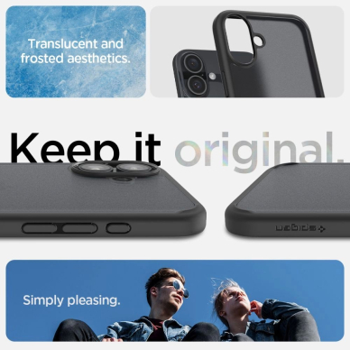 Spigen Ultra Hybrid MagSafe skirtas iPhone 16 - Juodas 9