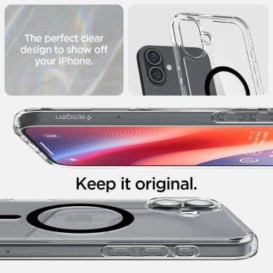 Spigen Ultra Hybrid MagSafe skirtas iPhone 16 - Juodas 5