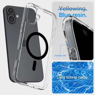 Spigen Ultra Hybrid MagSafe skirtas iPhone 16 - Juodas 6