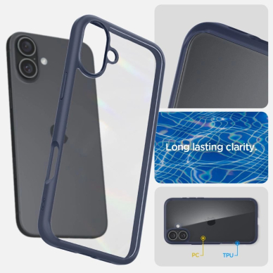 Spigen Ultra Hybrid MagSafe skirtas iPhone 16 - Mėlynas 6
