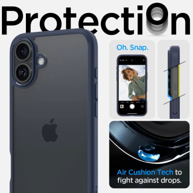 Spigen Ultra Hybrid MagSafe skirtas iPhone 16 - Mėlynas 7