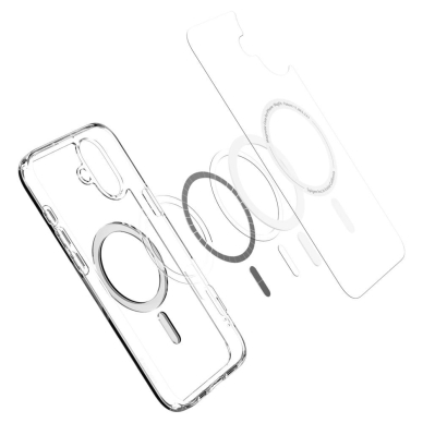 Spigen Ultra Hybrid MagSafe skirtas iPhone 16 - Baltas 8