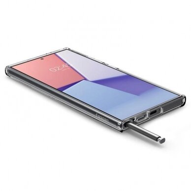 Dėklas Spigen Ultra Hybrid OneTap Ring Case with MagSafe for Samsung Galaxy S24 Ultra - Permatomas 21