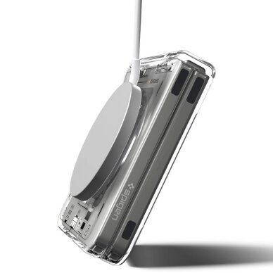 Samsung Galaxy Z Flip 7 Spigen Ultra Hybrid Pro dėklas su MagSafe Zero One – permatomas 18