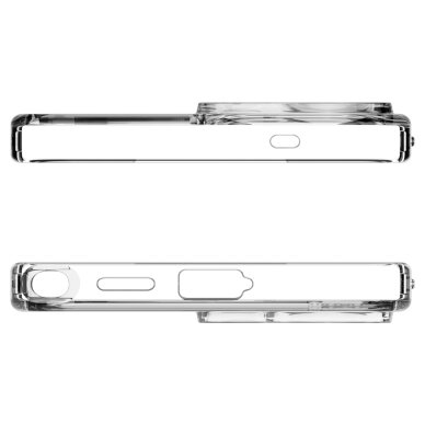 Samsung Galaxy S26 Ultra Spigen Ultra Hybrid S Mag MagSafe dėklas – skaidrus ir baltas 6