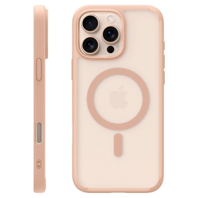 Spigen Ultra Hybrid &quot;T&quot; MagSafe Dėklas skirtas iPhone 16 Pro Max - Rožinis 2