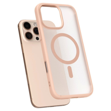 Spigen Ultra Hybrid &quot;T&quot; MagSafe Dėklas skirtas iPhone 16 Pro Max - Rožinis 7