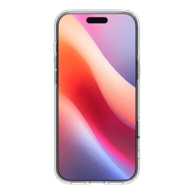 iPhone 17 Pro dėklas Spigen Ultra Hybrid "T", MagSafe – skaidrus ir baltas 2