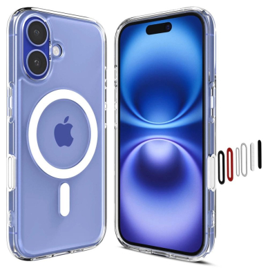 Spigen Ultra Hybrid &quot;T&quot; MagSafe iPhone 16 Dėklas - Baltas 1