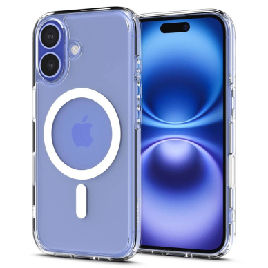 Spigen Ultra Hybrid &quot;T&quot; MagSafe iPhone 16 Dėklas - Baltas