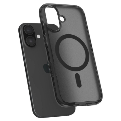 Spigen Ultra Hybrid &quot;T&quot; MagSafe iPhone 16e Dėklas - Translucent Juodas 2