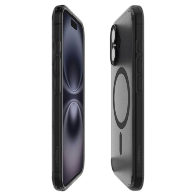 Spigen Ultra Hybrid &quot;T&quot; MagSafe iPhone 16e Dėklas - Translucent Juodas 8