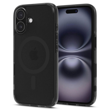 Spigen Ultra Hybrid &quot;T&quot; MagSafe iPhone 16e Dėklas - Translucent Juodas