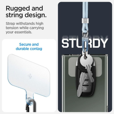 Spigen Universal Set Pakabinamas dirželis – mėlynas 9