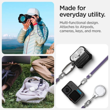 Spigen Universal Set Pakabinamas dirželis – violetinis 5