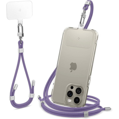 Spigen Universal Set Pakabinamas dirželis – violetinis Spigen Universal Set Pakabinamas dirželis – violetinis