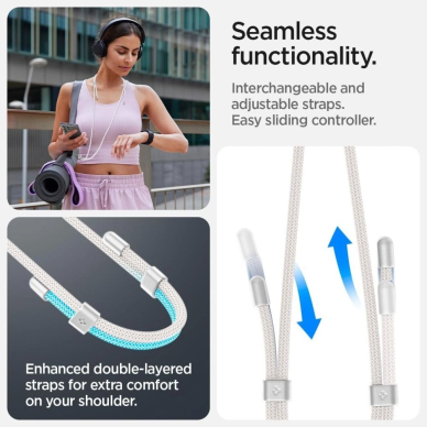 Spigen Universal Set Pakabinamas dirželis – baltas 13