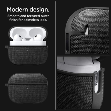 Dėklas Spigen URBAN FIT Apple AIRPODS PRO 1/2 Juodas 13 Dėklas Spigen URBAN FIT Apple AIRPODS PRO 1/2 Juodas 13