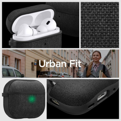 Dėklas Spigen URBAN FIT Apple AIRPODS PRO 1/2 Juodas 14 Dėklas Spigen URBAN FIT Apple AIRPODS PRO 1/2 Juodas 14