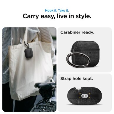 AirPods 3 Spigen Urban Fit dėklas – juodas 11 AirPods 3 Spigen Urban Fit dėklas – juodas 11