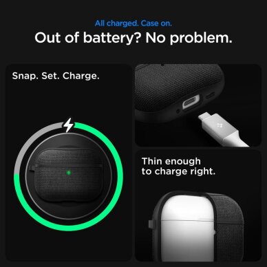 AirPods 3 Spigen Urban Fit dėklas – juodas 13 AirPods 3 Spigen Urban Fit dėklas – juodas 13