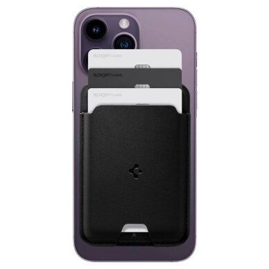 Spigen Valentinus Pro dėklas su MagSafe – juodas 1 Spigen Valentinus Pro dėklas su MagSafe – juodas 1