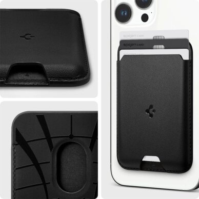 Spigen Valentinus Pro dėklas su MagSafe – juodas 12