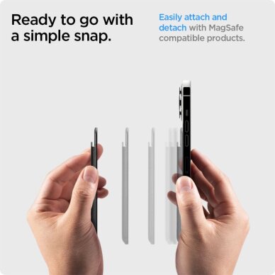 Spigen Valentinus Pro dėklas su MagSafe – juodas 13