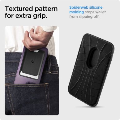 Spigen Valentinus Pro dėklas su MagSafe – juodas 15 Spigen Valentinus Pro dėklas su MagSafe – juodas 15