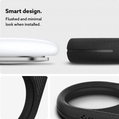 Apple AirTag Spigen Vault dėklas – matinės juodos spalvos 1