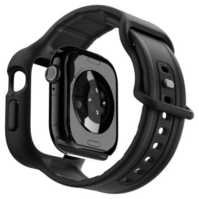 Apple Watch 42mm Spigen Vault Pro dirželis – matinės juodos spalvos 2 Apple Watch 42mm Spigen Vault Pro dirželis – matinės juodos spalvos 2