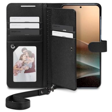 Spigen Piniginės tipo &quot;S&quot; Dėklas skirtas Samsung Galaxy S25+ - Juodas 1