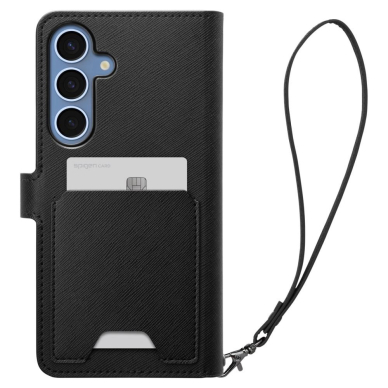 Spigen Piniginės tipo &quot;S&quot; Dėklas skirtas Samsung Galaxy S25+ - Juodas 3