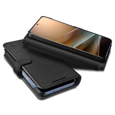 Spigen Piniginės tipo &quot;S&quot; Dėklas skirtas Samsung Galaxy S25+ - Juodas 7