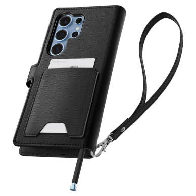 Spigen Piniginės tipo &quot;S&quot; Dėklas skirtas Samsung Galaxy S25 Ultra - Juodas 9