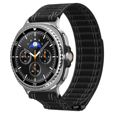 Samsung Galaxy Watch 40/44/46 mm Spigen WBF0 dirželis – juodas Samsung Galaxy Watch 40/44/46 mm Spigen WBF0 dirželis – juodas