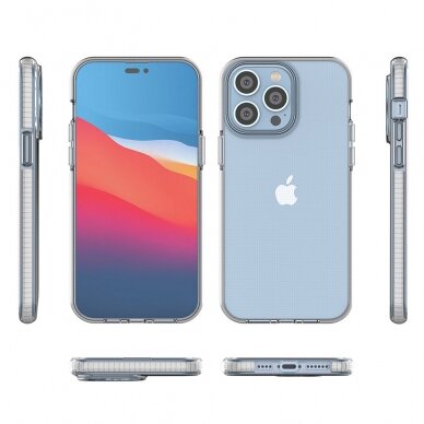 Dėklas Spring Case for iPhone 14 Pro Max juodas 1